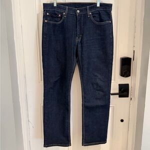 Levi's Dark Blue Straight Jeans 514